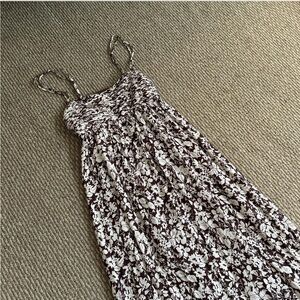 Abercrombie Floral Bodice Midi Dress